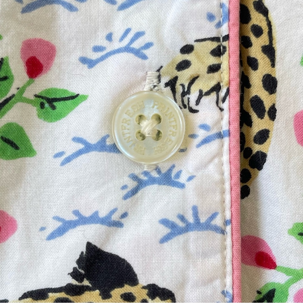 Printfresh Bagheera Short-Sleeve Button Front Cot… - image 7